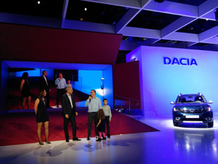 Dacia的新闻发布会