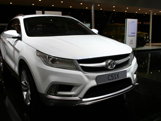 北京汽车发布了SUV概念车C51X
