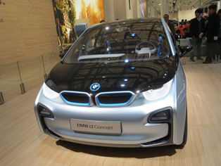 宝马展出的EV概念车BMW i3 Concept